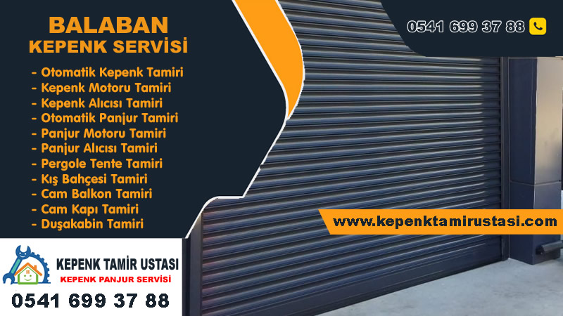 Balaban Otomatik Kepenk Tamiri